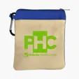 Garyline® Canvas Zipper Pouch with Carabiner — view 7