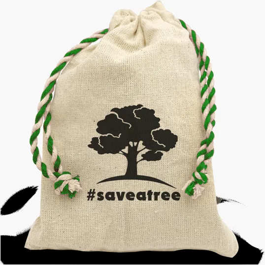 Garyline® Handy Canvas Drawstring Pouch — view 3