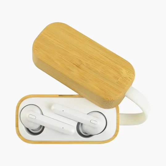 Good Value™ Truly Wireless Earbuds with Bamboo Charging Case — view 2