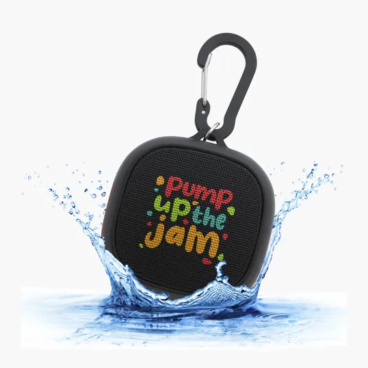 Water-Resistant IPX4 Bluetooth Speaker with Carabiner — view 10