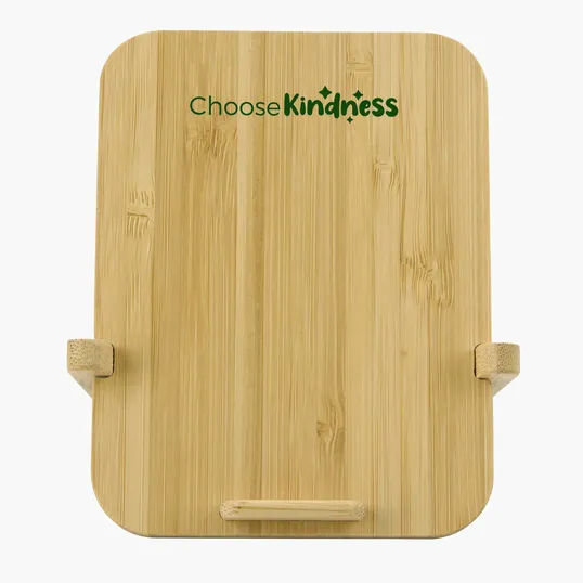 Bamboo 10W Wireless Charger with Phone Holder — view 8