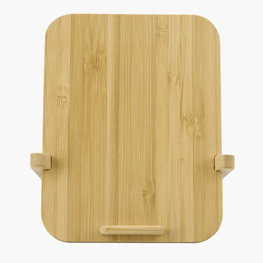 Bamboo 10W Wireless Charger with Phone Holder — view 7