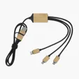 BambooTunes 5-in-1 Charging Cable — view 2