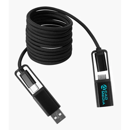 All-Over Braided Long Cable Extender, 6-Foot USB-C — view 13