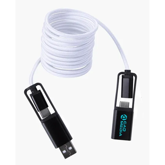 All-Over Braided Long Cable Extender, 6-Foot USB-C — view 22