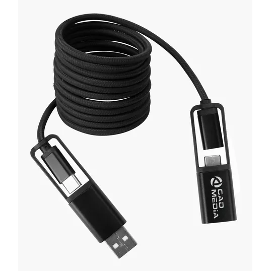 All-Over Braided Long Cable Extender, 6-Foot USB-C — view 14