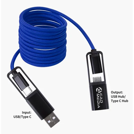 All-Over Braided Long Cable Extender, 6-Foot USB-C — view 18