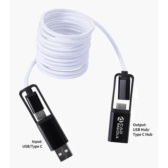 All-Over Braided Long Cable Extender, 6-Foot USB-C — view 23
