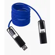 All-Over Braided Long Cable Extender, 6-Foot USB-C — view 6