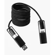 All-Over Braided Long Cable Extender, 6-Foot USB-C — view 3