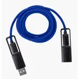All-Over Braided Long Cable Extender, 6-Foot USB-C — view 4