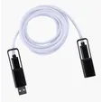 All-Over Braided Long Cable Extender, 6-Foot USB-C — view 10
