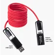 All-Over Braided Long Cable Extender, 6-Foot USB-C — view 21