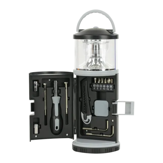 Lantern with 15-Piece Tool Set — view 4
