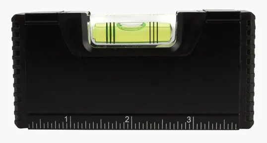 Magnetic Pocket Level with Acrylic Vial and Measuring Scales