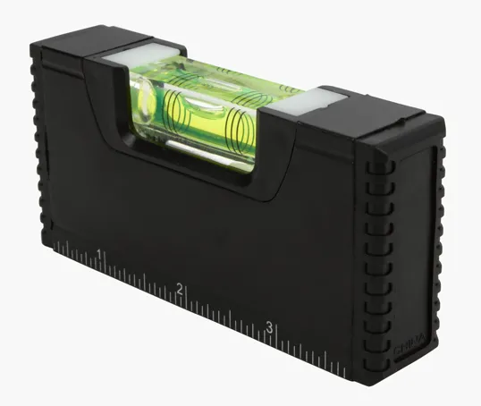 Magnetic Pocket Level with Acrylic Vial and Measuring Scales — view 2