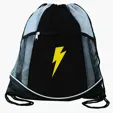 Double Take Drawstring Bag with Mesh Pockets — view 8