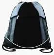Double Take Drawstring Bag with Mesh Pockets