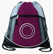 Double Take Drawstring Bag with Mesh Pockets — view 7