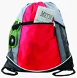 Double Take Drawstring Bag with Mesh Pockets — view 6