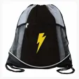 Double Take Drawstring Bag with Mesh Pockets — view 9