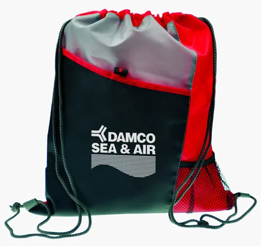 Keystone Drawstring Sport Pack with Mesh Side Pocket — view 22