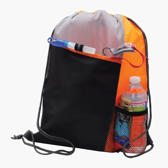 Keystone Drawstring Sport Pack with Mesh Side Pocket — view 7