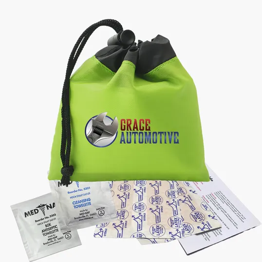 Garyline® Cinch Pouch First Aid Kit, 7-Piece — view 7
