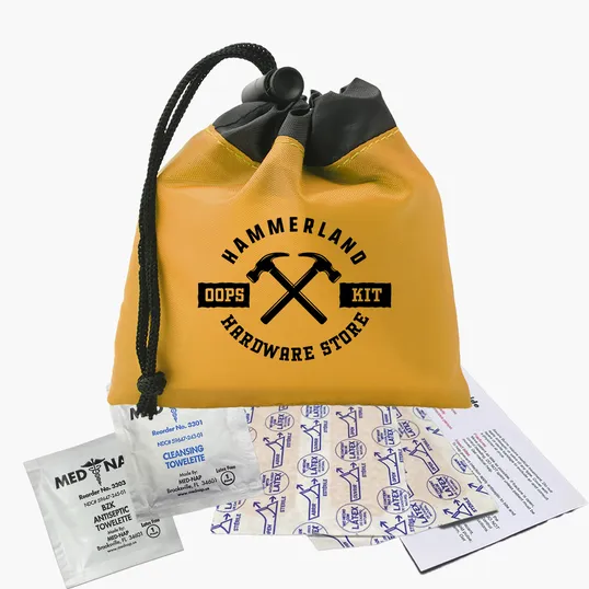 Garyline® Cinch Pouch First Aid Kit, 7-Piece — view 11