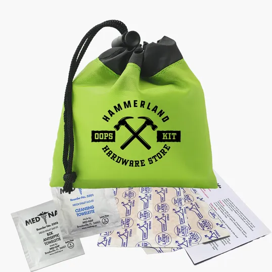 Garyline® Cinch Pouch First Aid Kit, 7-Piece — view 10