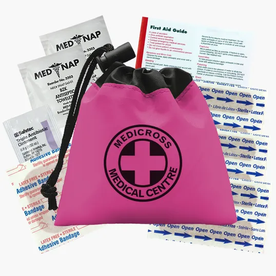 Garyline® Cinch Pouch First Aid Kit, 11 Piece — view 8