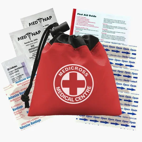 Garyline® Cinch Pouch First Aid Kit, 11 Piece — view 15