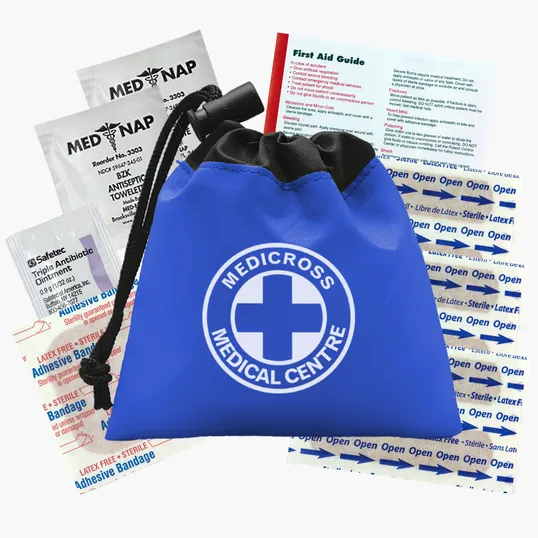 Garyline® Cinch Pouch First Aid Kit, 11 Piece — view 7