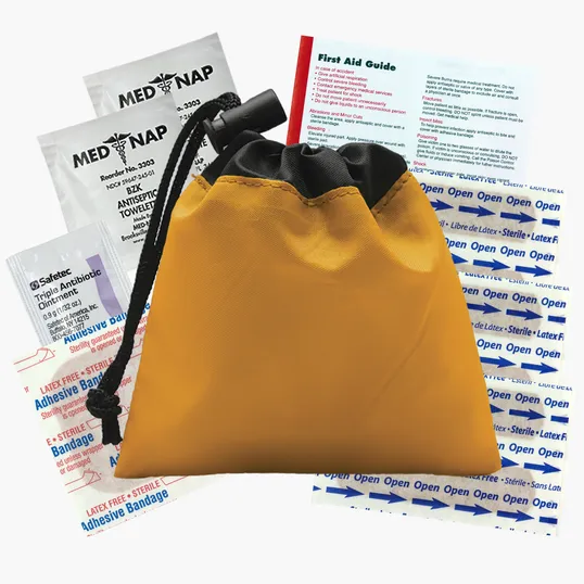 Garyline® Cinch Pouch First Aid Kit, 11 Piece — view 3