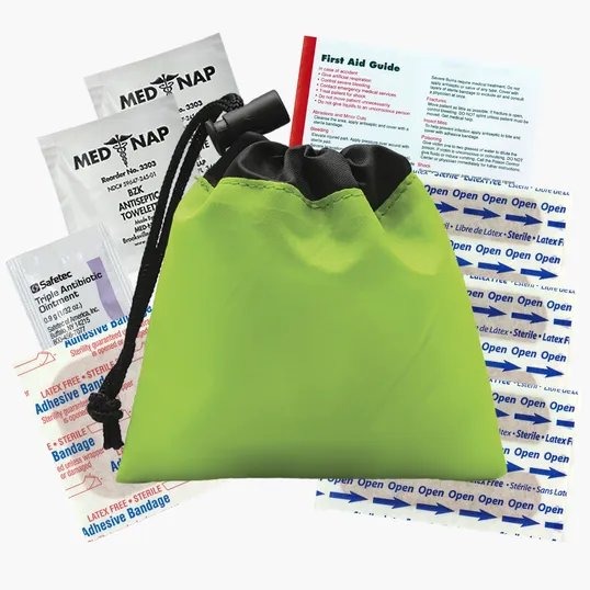 Garyline® Cinch Pouch First Aid Kit, 11 Piece — view 2