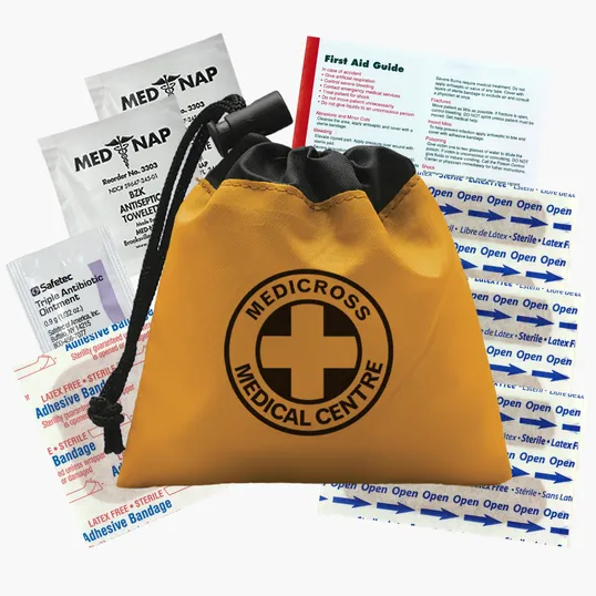 Garyline® Cinch Pouch First Aid Kit, 11 Piece — view 12
