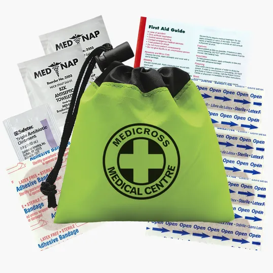 Garyline® Cinch Pouch First Aid Kit, 11 Piece — view 11