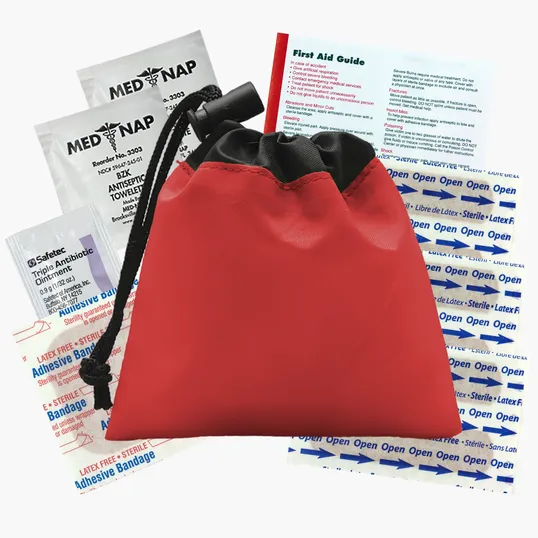 Garyline® Cinch Pouch First Aid Kit, 11 Piece — view 4