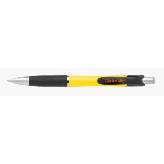 Souvenir® Emblem Color Pen, Retractable Ballpoint with Rubber Grip — view 20