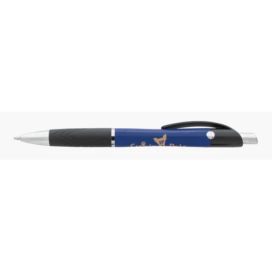 Souvenir® Emblem Color Pen, Retractable Ballpoint with Rubber Grip — view 17