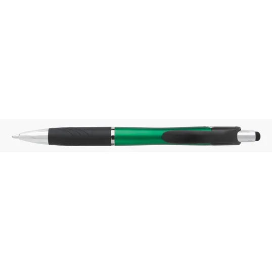 Souvenir® Emblem Stylus Pen with Rubber Grip — view 12
