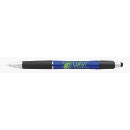 Souvenir® Emblem Stylus Pen with Rubber Grip — view 23