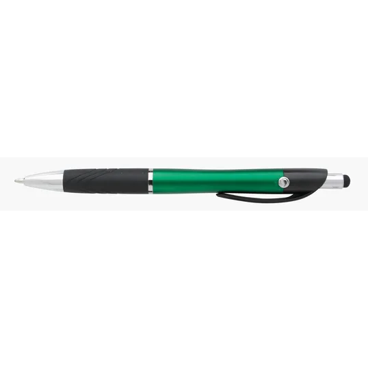 Souvenir® Emblem Stylus Pen with Rubber Grip — view 10