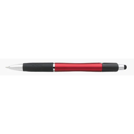 Souvenir® Emblem Stylus Pen with Rubber Grip — view 13