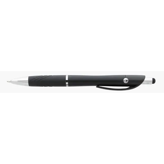 Souvenir® Emblem Stylus Pen with Rubber Grip — view 2