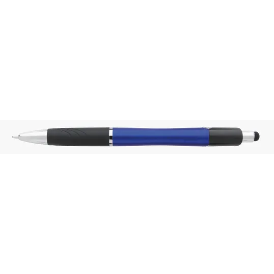 Souvenir® Emblem Stylus Pen with Rubber Grip — view 5