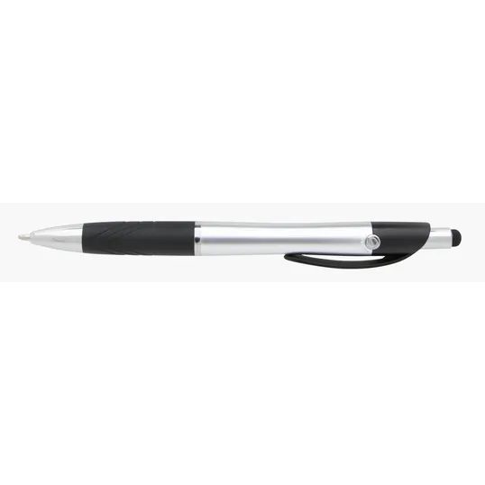 Souvenir® Emblem Stylus Pen with Rubber Grip — view 18