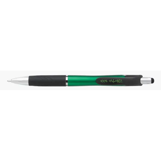 Souvenir® Emblem Stylus Pen with Rubber Grip — view 25