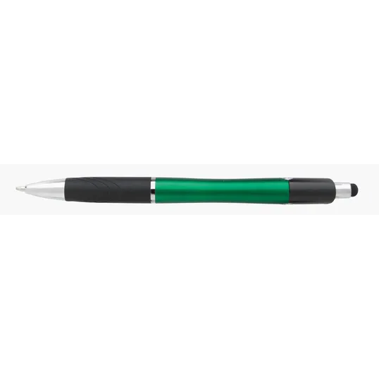 Souvenir® Emblem Stylus Pen with Rubber Grip — view 9