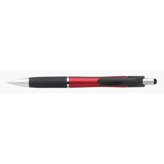 Souvenir® Emblem Stylus Pen with Rubber Grip — view 16